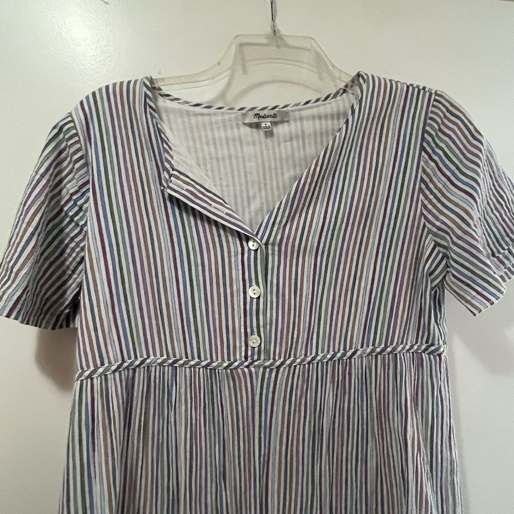 Madewell Striped Mini Dress